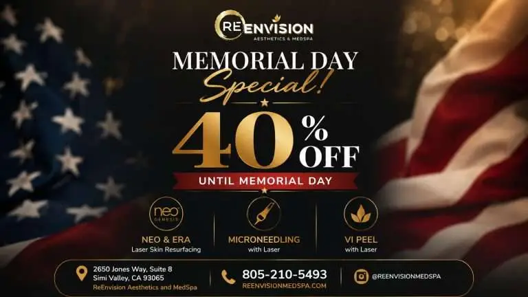 Memorial Day laser special 40% off until Memorial Day